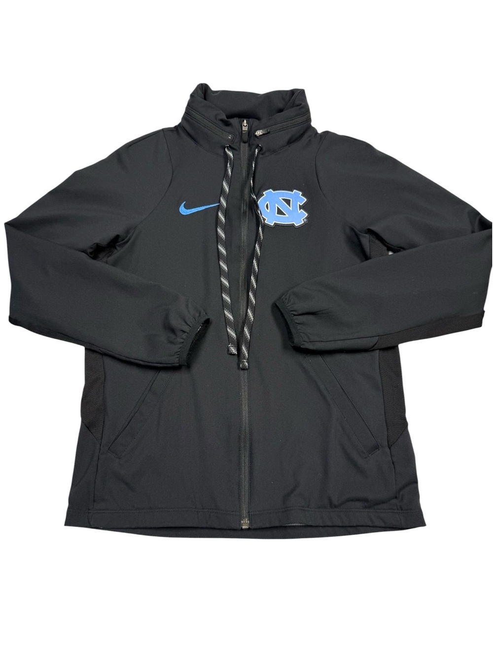 Nike UNC Tar Heels Dri-FIT Jacket Women’s XS Full Zip Hooded Black Carolina